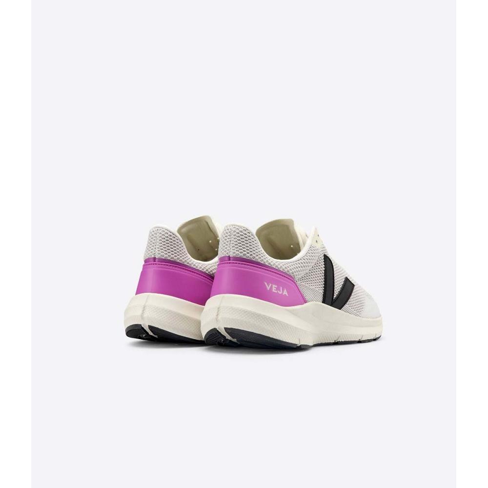 Men's Veja MARLIN V-KNIT Shoes White/Purple | ZA 242TCE